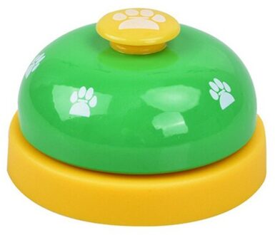 Huisdier Call Bell Hond Speelgoed Iq Training Hond Kat Voeden Ringer Educatief Speelgoed Huisdieren Speelgoed Interactieve Bell Eten Feeder groen