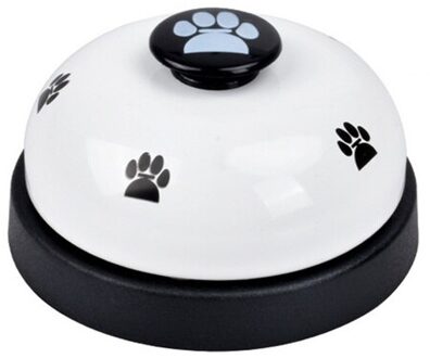Huisdier Call Bell Hond Speelgoed Iq Training Hond Kat Voeden Ringer Educatief Speelgoed Huisdieren Speelgoed Interactieve Bell Eten Feeder wit