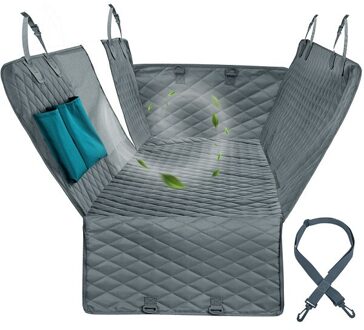 Huisdier Car Seat Cover Waterdicht Hond Carriers Auto Rear Back Seat Mat Voor Honden Katten Hommock Antislip Veiligheid hond Kussen Dierbenodigdheden groen