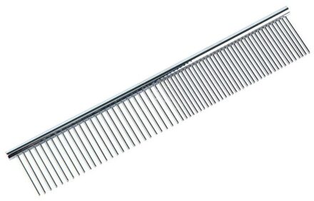 Huisdier Dematting Kam Grooming Kam Roestvrij Staal Rij Kam Hond Kam Lange 19 Cm Borstel Kammen Verwijdert Losse Ondervacht 16.5cm