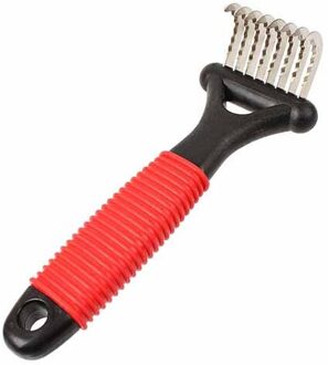 Huisdier Dematting Kam Professionele Grooming Tool Pet Rake voor Honden Katten Beste in Verwijderen van Ondervacht Matten Knopen en Verwarde haar