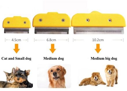 Huisdier Deshedding Borstel Kort Haar Hond Borstel Kat Haar Verlies Borstel Voor Hond Pet Schoonheid Leveringen Deshedding Gereedschap L 10.2cm Width