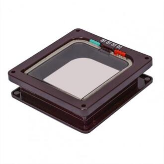 Huisdier Deur Huisdier Flap Eenvoudig Te Installeren Veiligheid Abs Rustige Huisdier Katten Deur Flap Voor Katten Plastic Huisdier Poort Deur kit Kat Honden Flap Deuren Bruin / S