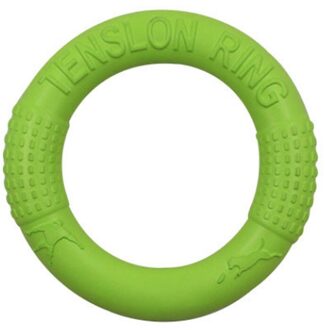 Huisdier Discs Eva Hond Training Ring Puller Bijtvast Drijvende Speelgoed Puppy Interactieve Grappig Outdoor Spelen Speelgoed 28cm in diameter / groen