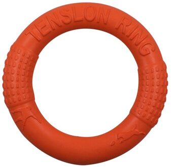 Huisdier Discs Eva Hond Training Ring Puller Bijtvast Drijvende Speelgoed Puppy Interactieve Grappig Outdoor Spelen Speelgoed 28cm in diameter / oranje