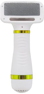 Huisdier Föhn Draagbare 2 In 1 Hond Föhn Thuis Pet Grooming Kat Haar Kam Hond Bont Blower Verstelbare temperatuur Huisdier Borstel Goud