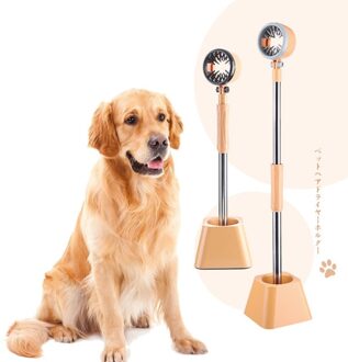 Huisdier Föhn Houder Hond Kat Grooming Droger Floor Mount Stand Rvs Huisdier Kleding Föhn Blower 180 Hoek draaibare