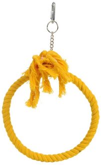 Huisdier Gekleurde Katoenen Touw Swing Stand Vogel Speelgoed Vogel Producten Vogel Gekleurde Katoenen Touw Swing Stand Papegaai Spelen Klim Ring speelgoed Y / L