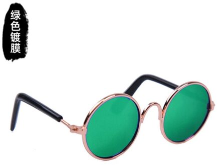 Huisdier Glazen Kat Zonnebril Teddy Hond Zonnebril Persoonlijkheid Trend Huisdier Accessoires Bril groen