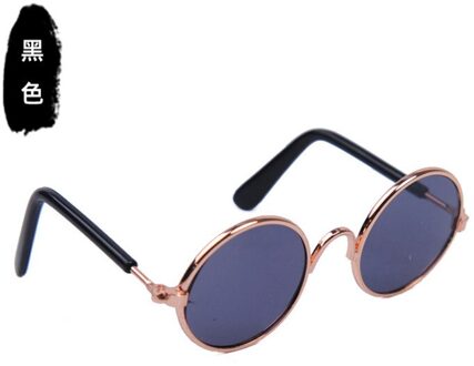 Huisdier Glazen Kat Zonnebril Teddy Hond Zonnebril Persoonlijkheid Trend Huisdier Accessoires Bril zwart