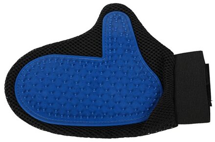 Huisdier Haar Handschoen Kam Pet Hond Kat Grooming Reinigingsborstel Handschoen Pet Hair Remover Gentle Efficiënte Massage Borstel Huisdieren Product donker blauw