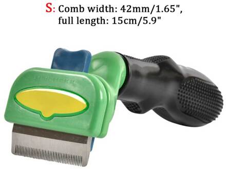 Huisdier Haaruitval Kam Kat Borstel Grooming Gereedschap Huisdier Afneembare Clipper Attachment Huisdier Trimmer Kammen Supply Furmins Voor Kat Hond groen