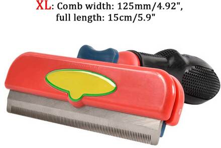 Huisdier Haaruitval Kam Kat Borstel Grooming Gereedschap Huisdier Afneembare Clipper Attachment Huisdier Trimmer Kammen Supply Furmins Voor Kat Hond Rood