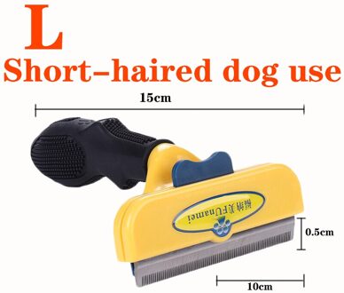 Huisdier Haaruitval Kam Pet Hond Kat Grooming Brush Tool Furmins Ontharing Kam Voor Honden Katten Dierbenodigdheden L dog3