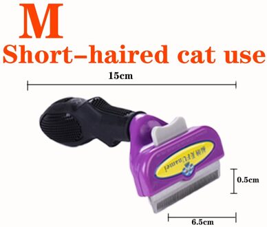 Huisdier Haaruitval Kam Pet Hond Kat Grooming Brush Tool Furmins Ontharing Kam Voor Honden Katten Dierbenodigdheden M Cat1
