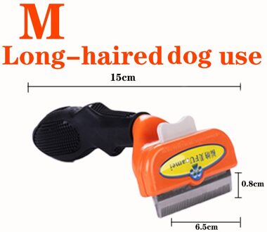 Huisdier Haaruitval Kam Pet Hond Kat Grooming Brush Tool Furmins Ontharing Kam Voor Honden Katten Dierbenodigdheden M dog4
