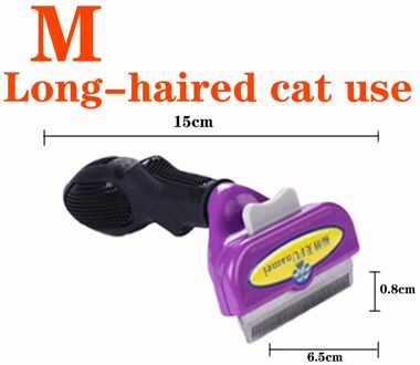 Huisdier Haaruitval Kam Pet Hond Kat Grooming Brush Tool Furmins Ontharing Kam Voor Honden Katten Dierbenodigdheden M kat