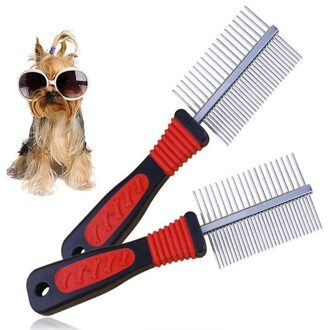 Huisdier Haaruitval Kam Pet Hond Kat Grooming Brush Tool Furmins Ontharing Rvs Kam Voor Honden Katten