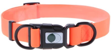 Huisdier Halsband Veiligheid Pvc Verstelbare Waterdichte Halsband Deodorant Niet Giftig Puppy Cat Halsbanden Voor Kleine Middelgrote Hond levert oranje / L