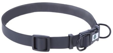 Huisdier Halsband Veiligheid Pvc Verstelbare Waterdichte Halsband Deodorant Niet Giftig Puppy Cat Halsbanden Voor Kleine Middelgrote Hond levert zwart / L