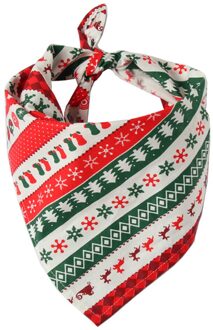Huisdier Halsdoek Kat Hond Accessoires Kerst Sjaal Afdrukken Bandana Slabbetjes Sjaal Kraag Huisdier Speeksel Ademend Handdoek