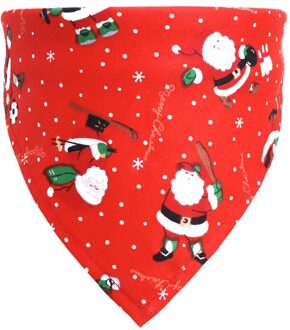 Huisdier Halsdoek Kat Hond Accessoires Kerst Sjaal Afdrukken Bandana Slabbetjes Sjaal Kraag Huisdier Speeksel Ademend Handdoek