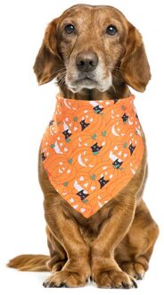 Huisdier Halsdoek Kat Hond Accessoires Sjaal Waterdicht Bandana Slabbetjes Sjaal Kraag Huisdier Speeksel Handdoek Halloween Huisdier Driehoek Handdoek