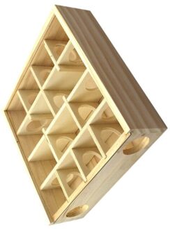 Huisdier Hamster Houten Doolhoven Tunnel Gerbil Rat Muis Muizen Kleine Dier Spelen Speelgoed MJ710 l 28cm