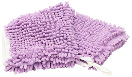 Huisdier Handdoek Chenille Super Zeem Ultra Absorberende Snel Droog Huisdier Bad Handdoeken Voor Hond Kat Multipurpose paars / L