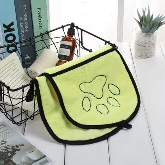 Huisdier Handdoek Sterk Absorberend Bad Hond Badjas Kat Bad Dierbenodigdheden Dubbele Tas Microfiber Handdoek Huisdier Cross Grens geel