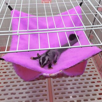 Huisdier Hangmat Double-Layer Pluche Zachte Opknoping Nest Slapen Bed Kleine Winter Warm Huisdieren Hamster Eekhoorn Chinchilla Huis Huisdier