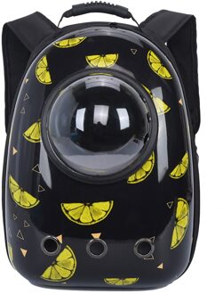 Huisdier Hond Kat Rugzak Reizen Kat Carrier Dubbele Schoudertas Ruimte Capsule Kat Rugzak Voor Tas Kleine Huisdier Handtas Kat carrying zwart