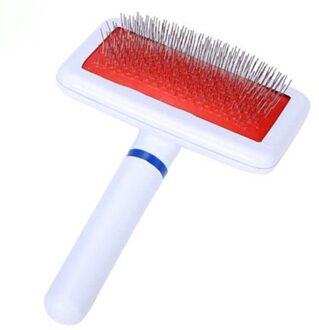 Huisdier Hond Kat Vergieten Anti-Statische Haar Bont Borstel Naald Massage Kam Rake Tool Voor Kleine Medium Grote Hond