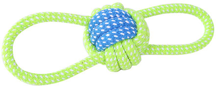 Huisdier Hond Speelgoed Katoenen Bal Puppy Chew Molaire Speelgoed Tanden Schoon Groen Touw Duurzaam Gevlochten Touw Funny Tool Voor Outdoor traning Style1