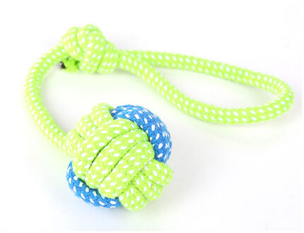 Huisdier Hond Speelgoed Katoenen Bal Puppy Chew Molaire Speelgoed Tanden Schoon Groen Touw Duurzaam Gevlochten Touw Funny Tool Voor Outdoor traning Style7