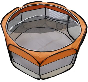 Huisdier Huis Tent Opvouwbare Extra Grote Ruimte Tent Bed Box Voor Pet Puppy Honden Katten Waterdichte Oefening Hekken kennel Hwc oranje