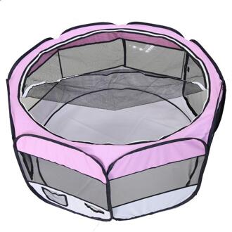 Huisdier Huis Tent Opvouwbare Extra Grote Ruimte Tent Bed Box Voor Pet Puppy Honden Katten Waterdichte Oefening Hekken kennel Hwc roze