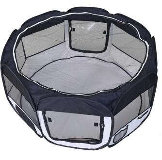 Huisdier Huis Tent Opvouwbare Extra Grote Ruimte Tent Bed Box Voor Pet Puppy Honden Katten Waterdichte Oefening Hekken kennel Hwc zwart