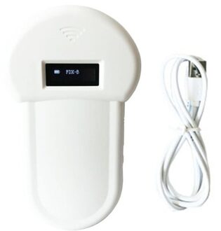 Huisdier Id Reader Dier Chip Digitale Scanner Usb Oplaadbare Handheld Identificatie Algemene Toepassing Voor Kat Hond wit