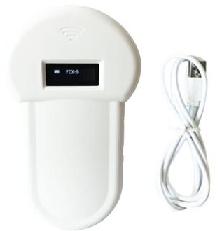 Huisdier Id Reader Dier Chip Digitale Scanner Usb Oplaadbare Handheld Identificatie Algemene Toepassing Voor Kat Hond wit