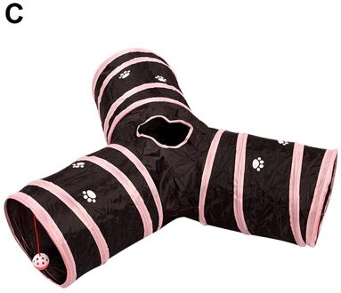 Huisdier Indoor Inklapbare Kat Tunnel Buis Kitty Tunnel Verveeld Kat Huisdier Speelgoed Peek Gat Speelgoed Kat Puppy Kitty Training Speelgoed C
