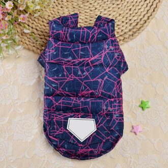 Huisdier Jas Honden Huisdier Herfst Winter Katoen Gewatteerde Jas Honden Puppy Warm Verdikte Stand-Up Kraag Donsjack MR / M