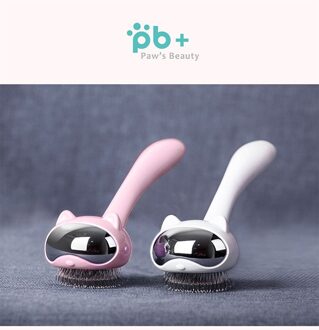 Huisdier Kaarden Uitein-Purpose Naald Kam Voor Hond Kat Kleine Huisdier Universele Kam Borstel Hond Kat Supplies Pet Beauty grooming Tool Roze