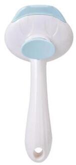 Huisdier Kam De-Drijvende Ontharing Cleaning Kam One-Key Ontharing Kammen Borstel Kat Kam Hond Benodigdheden kam Blauw