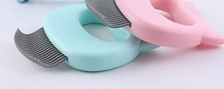 Huisdier Kam Massage Voor Katten 1 groen 1 roze 2stk