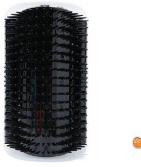 Huisdier Kam Verwijderbare Cat Hoek Groomer Krassen Wrijven Borstel Huisdier Ontharing Massage Trimmen Pet Grooming Schoonmaakproducten zwart