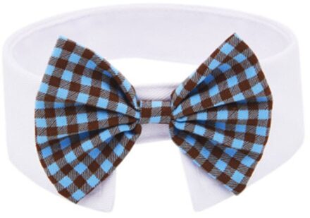 Huisdier Kat Bow Tie Hond Kat Ketting Kraag Sieraden Dragen Kleding Kitten Puppy Hanger Stropdas Kraag Jurk Up Dierbenodigdheden accessoires Blauw