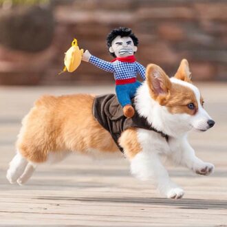 Huisdier Kat Cowboy Hond Kostuum Hond Kleding Ridder Stijl Met Hoed Partij Cosplay Huisdier Decoratie Kleding Dier Kleren Для Котов # Py