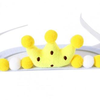 Huisdier Kat Drie-Dimensionale Kroon Hoofdband Verjaardag Hoofdtooi Fotografie Props