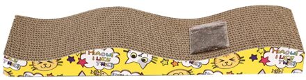 Huisdier Kat Gegolfd Papier Krassen Levert Krabpaal Kat Scratcher Huisdieren Producten Board Voor Kat Huis 45x12.5x5cm